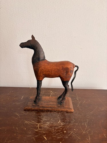 Ancien sculpture cheval - cheval, troie