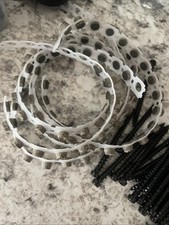 35 screws + 35 plugs Spiced Rum.  Trex Transcend.   easy plug system 