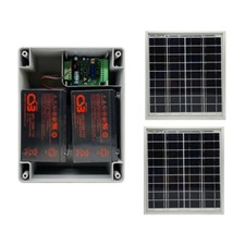 Trousse Alimentation A Panneaux Solaires Pour Automatismes 24V Portes Garage Box