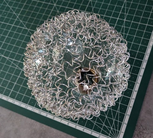 Glass chandelier tulip - glass,