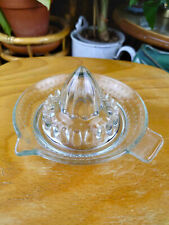 Vintage Glass Citrus Press