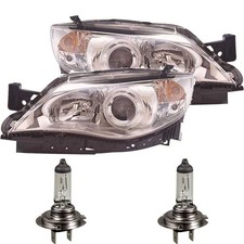 Kit De Phare Pour Subaru Impreza GT Année 08-10 Chromé H7+HB3 Inclus Lampes
