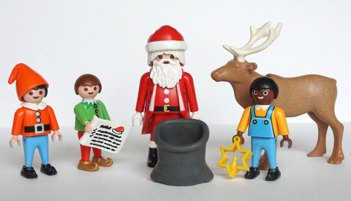 Playmobil père noel lutins - noel,