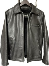 Schott 643 Single Riders Jacket Leather Size 36 Made in USA With Inner Used