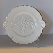 Fitz & Floyd Omnibus CHERUBS White Canape Plate 2046/315 1993 Vintage