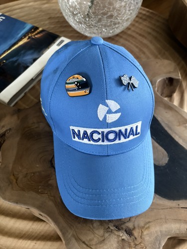 Ayrton senna vintage cap blue - senna,