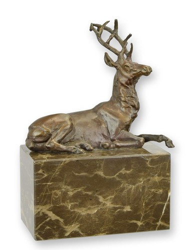 Sculpture bronze cerf - sculpture,