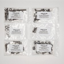 HONDA CB 350 K 1968-1972 Kit n°2 vis CRUCIFORME inox moteur CB350 CB350K