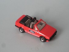 Matchbox Ford Escort XR3i Cabriolet Red Body USA Issue Rare 72mm