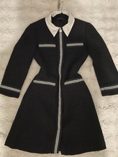 Robe Maje Tweed Col Blanc