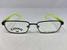 CALLAWAY Lit Black 47-15-130 Black/Green Metal Full Rim Eyeglasses Frame NQ66