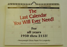 Perpetual (200+ years, actually) Wall Calendar
