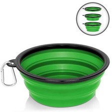 350 ML Gamelle pour Chien Voyage Eau Bol Animal sur la Route Pliable, Plastique