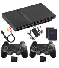 GUARANTEED SLIM Playstation 2 Console PS2 BRAND NEW Controllers PS1 Compatible