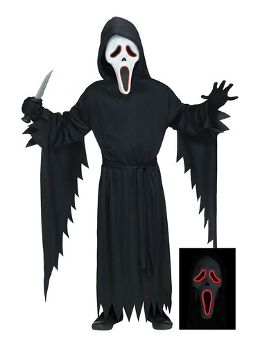 Scream avec masque lumineux