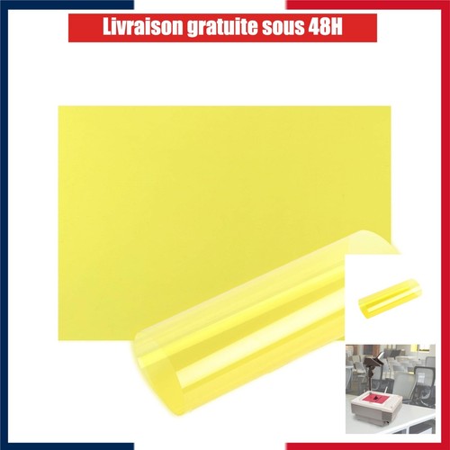 Feuilles acétate jaunes - acétate, a4