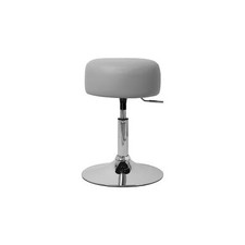 Tabouret gris clair pouf de