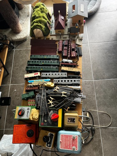 Enorme lot train transfo rails - enorme,
