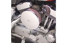 Velo Dish Air Cleaner Chrome fits Harley Davidson