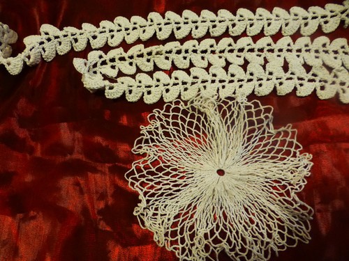 Dentelle crochet coton - ,