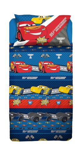 Cars parure lit simple - parure,
