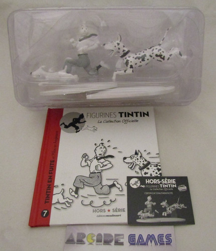 Figurine tintin fuite le - et,