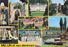 77 MELUN LA FONTAINE LUMINEUSE DE LA PLACE SAINT JEAN