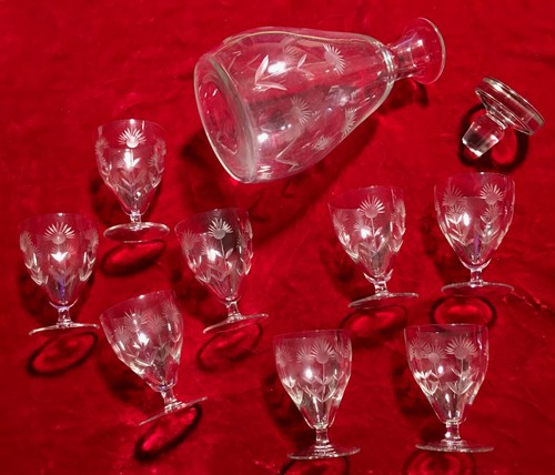 Carafe verres à porto - carafe, et