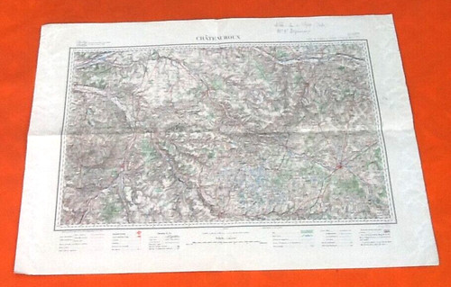 Châteauroux carte - ,