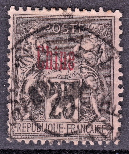 Timbre 1894 colonies chine - timbre,