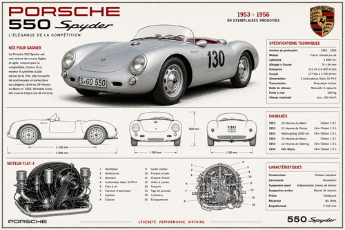 Photo porsche 550 spyder - photo,