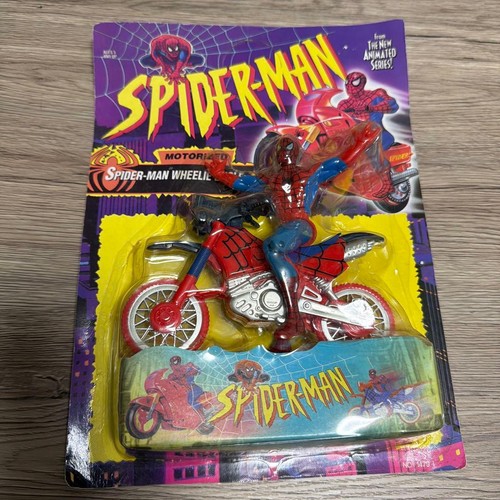 Figurine spiderman avec vélo - figurine,