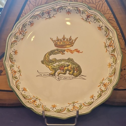 Rare assiette faience de - rare,