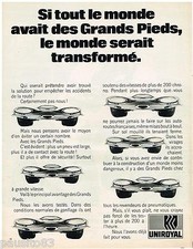 ADVERTISING 105 1967 Les pneus UNIROYAL