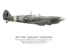Print Spitfire Mk IX, Wg Cdr