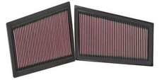 PAIR K&N Sport Air Filter 33-2940 MERCEDES BENZ C 280 C 320 3.0 DIESEL 2005-2009