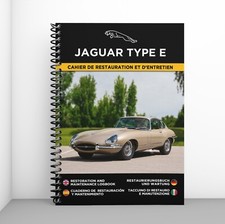 JAGUAR TYPE E : Cahier de Restauration - Personnalisation gratuite !