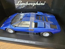 Kyosho 1/18 Lamborghini Countach LP400 Bleu Blue 08321BL