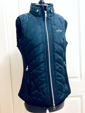 HV Polo Society Women’s Quilted Vest - Equestrian - Dark Navy Blue - Small