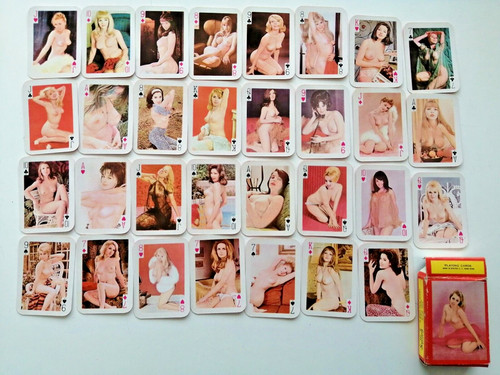 Ancien jeux cartes sexy - jeux, cartes,