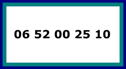 Numéro de - numÉro,