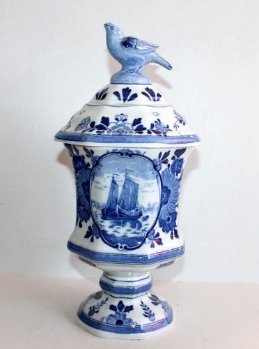 Delft antique pharmacy potiche - antique,