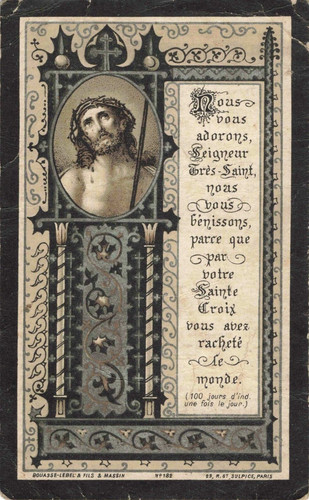 Ancienne image pieuse faire - ancienne,
