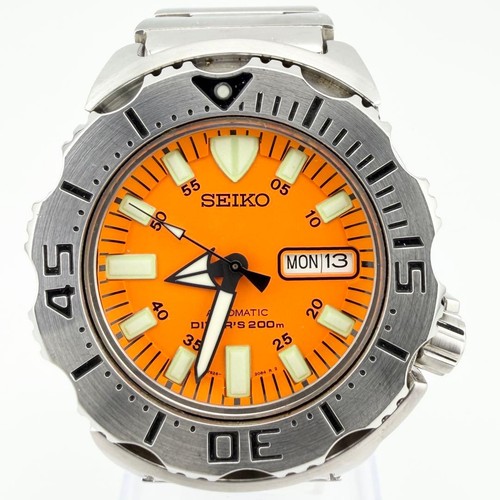 Montre seiko divers - montre, orange
