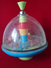 toupie train vintage jouet