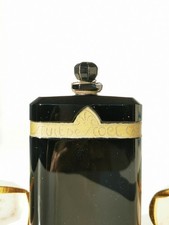 Caron Christmas Night Black Crystal Perfume Bottle, Sealed, In Box