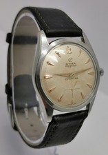 Vtg 1950s Cyma Navystar Cymaflex Calibre R.458 Mechanical 34mm Gents Wrist Watch