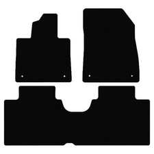 Noir Velour Tapis de Sol pour Smart #3 Elektro 2024-…, moquette