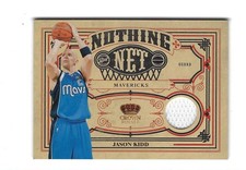 JASON KIDD 2010-11 CROWN ROYALE " NOTHING BUT NET " GAME JERSEY #8 225/399 $30