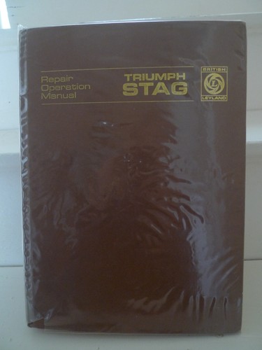 Triumph stag repair - stag, manuel